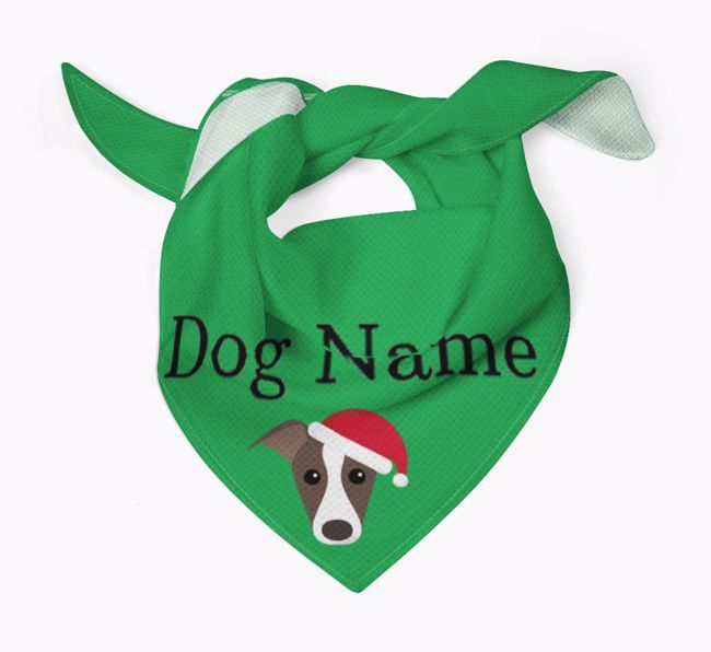 Peeking Christmas Icon: Personalised {breedFullName} Bandana